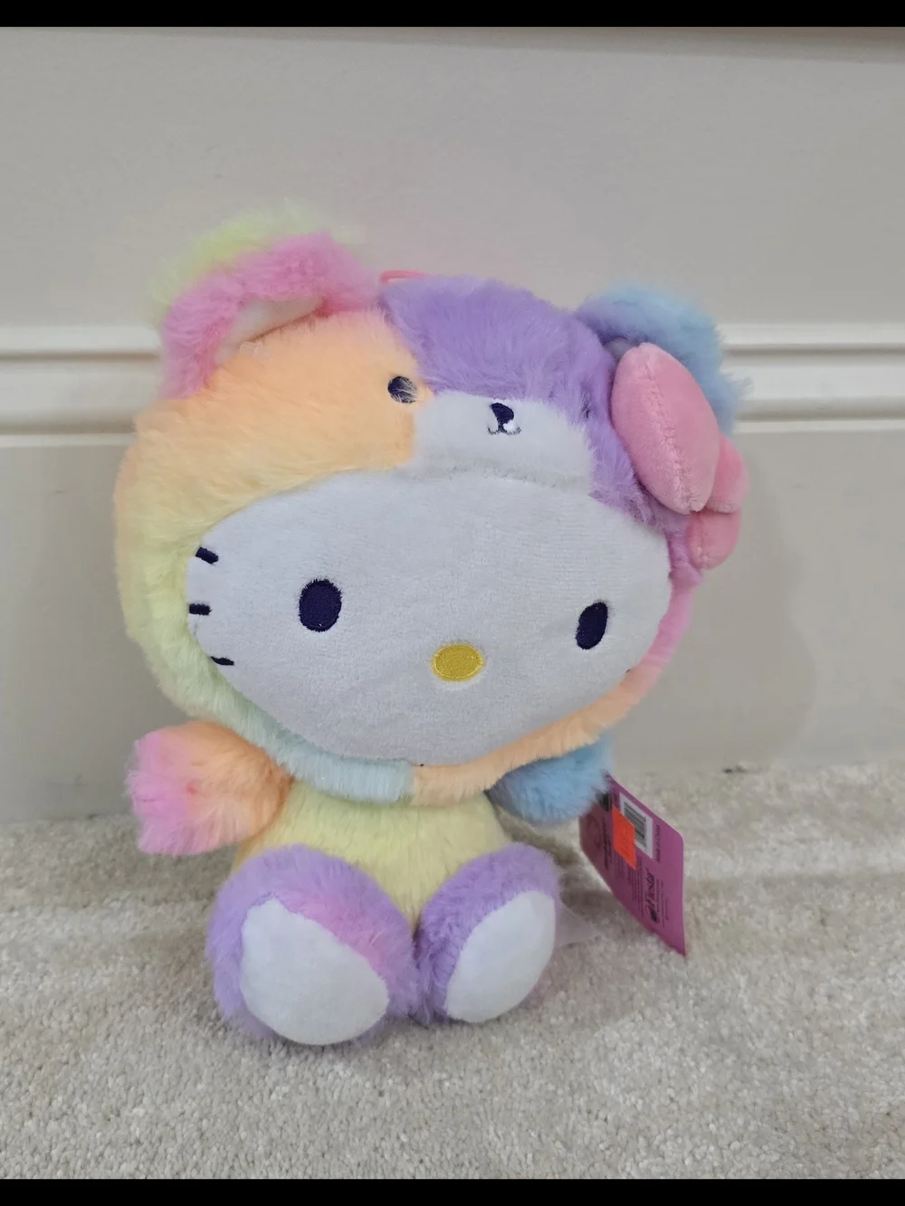 Sanrio Hello Kitty Rainbow Plush Toy - Multicolor